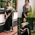 Indian premium soft Georgette quality embroidery work - Image 3