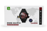 BWI6 Camera Smart Watch with SIM Card Support Black Color