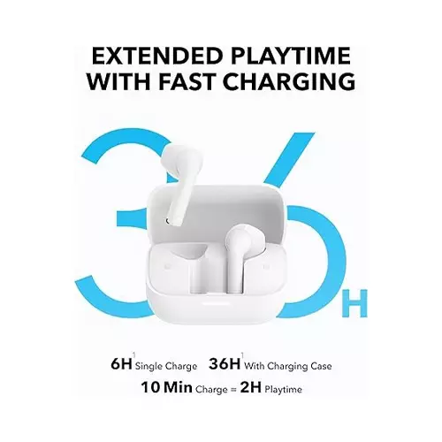 Soundcore K20i True Wireless Bluetooth Earbuds Black with 36 Hours Battery